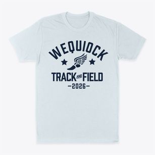 Wequiock Elementary School Track and Field Classic Dad T-Shirt