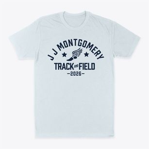 J J Montgomery Elementary School Track and Field Classic Dad T-Shirt