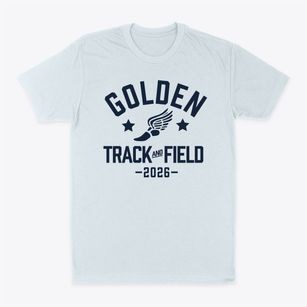 Golden High School Track and Field Classic Dad T-Shirt