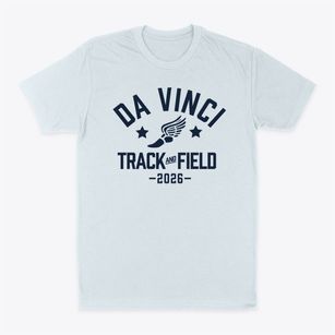 Da Vinci Academy Track and Field Classic Dad T-Shirt