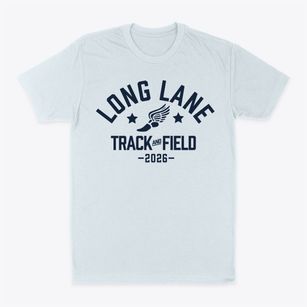 Long Lane School Track and Field Classic Dad T-Shirt