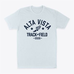 Alta Vista Elementary School Track and Field Classic Dad T-Shirt