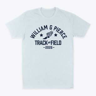 William G Pierce Middle School Track and Field Classic Dad T-Shirt