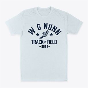 W G Nunn Elementary School Track and Field Classic Dad T-Shirt