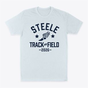 Steele Accelerated Elementary School Track and Field Classic Dad T-Shirt