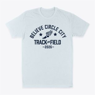 Believe Circle City Track and Field Classic Dad T-Shirt