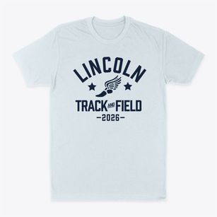 Lincoln Elementary School Track and Field Classic Dad T-Shirt