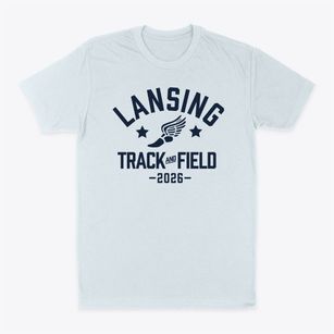Lansing Middle School Track and Field Classic Dad T-Shirt