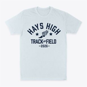 Hays High School Track and Field Classic Dad T-Shirt