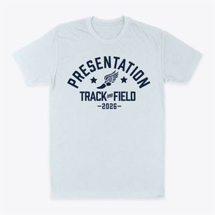 Presentation Academy Track and Field Classic Dad T-Shirt