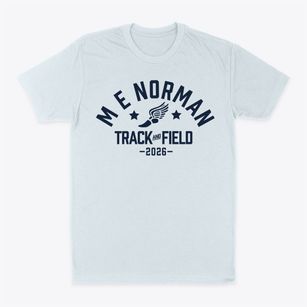 M E Norman Elementary School Track and Field Classic Dad T-Shirt