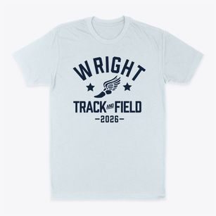 Wright High School Track and Field Classic Dad T-Shirt