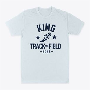 King Middle School Track and Field Classic Dad T-Shirt