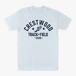Crestwood Middle School Track and Field Classic Dad T-Shirt