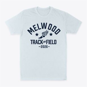 Melwood Elementary School Track and Field Classic Dad T-Shirt