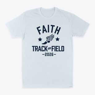 Faith Baptist Christian School Track and Field Classic Dad T-Shirt