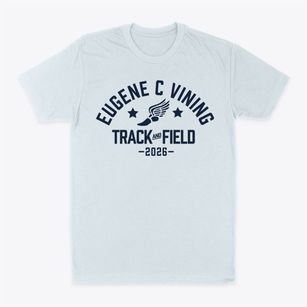 Eugene C Vining Elementary School Track and Field Classic Dad T-Shirt