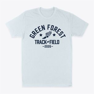 Green Forest Elementary School Track and Field Classic Dad T-Shirt