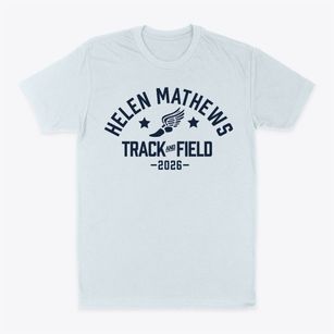 Helen Mathews Elementary School Track and Field Classic Dad T-Shirt