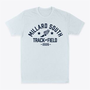 Millard South High School Track and Field Classic Dad T-Shirt