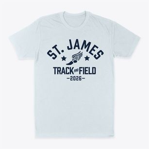 Saint James School Track and Field Classic Dad T-Shirt