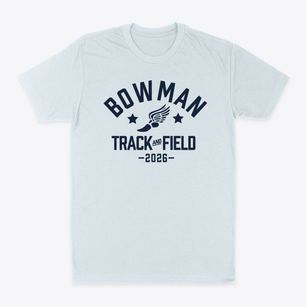 Bowman School Track and Field Classic Dad T-Shirt