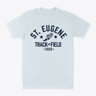 Saint Eugene School Track and Field Classic Dad T-Shirt