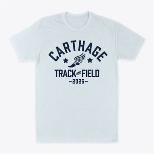 Carthage Elementary School Track and Field Classic Dad T-Shirt