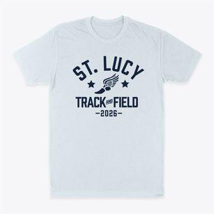 Saint Lucy Elementary School Track and Field Classic Dad T-Shirt