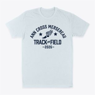 Ann Cross Mersereau Middle School 206b Track and Field Classic Dad T-Shirt