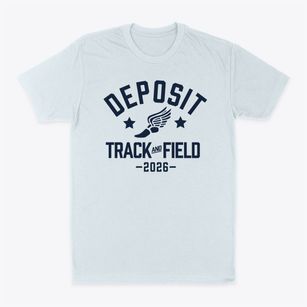 Deposit Elementary School Track and Field Classic Dad T-Shirt