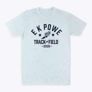 E K Powe Elementary School Track and Field Classic Dad T-Shirt