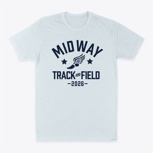 Midway Middle School Track and Field Classic Dad T-Shirt