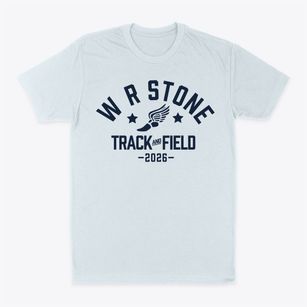 W R Stone Elementary School Track and Field Classic Dad T-Shirt