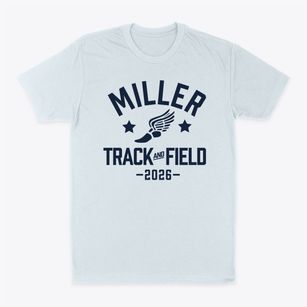 Miller High School Track and Field Classic Dad T-Shirt