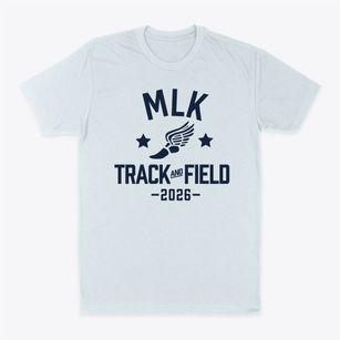 Martin Luthur King Junior Elementary Track and Field Classic Dad T-Shirt