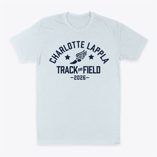 Charlotte Lappla Elementary School Track and Field Classic Dad T-Shirt