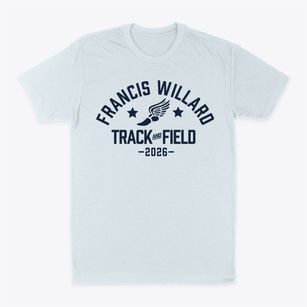 Francis Willard Elementary School 32 Track and Field Classic Dad T-Shirt