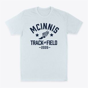 Mcinnis School Track and Field Classic Dad T-Shirt