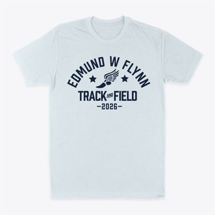 Edmund W Flynn Elementary School Track and Field Classic Dad T-Shirt