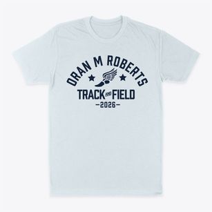 Oran M Roberts Elementary School Track and Field Classic Dad T-Shirt