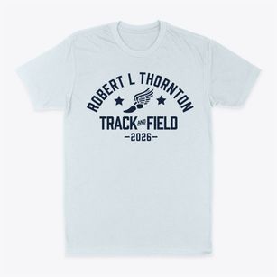 Robert L Thornton Elementary School Track and Field Classic Dad T-Shirt
