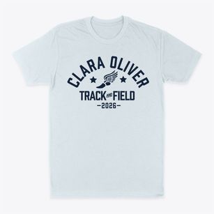 Clara Oliver Elementary School Track and Field Classic Dad T-Shirt