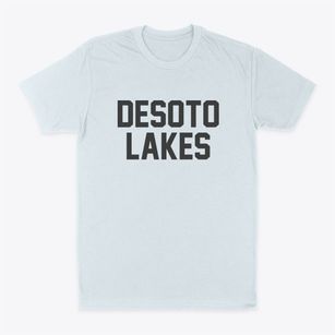 Desoto Lakes Florida Classic Block Classic Dad T-Shirt