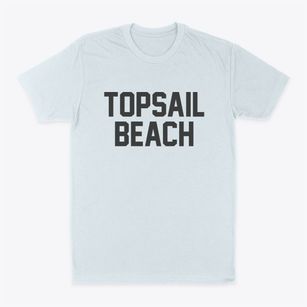 Topsail Beach North Carolina Classic Block Classic Dad T-Shirt