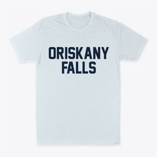 Oriskany Falls New York Classic Block Classic Dad T-Shirt