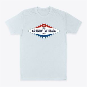 Grandview Plaza Kansas Diamond Star Classic Dad T-Shirt