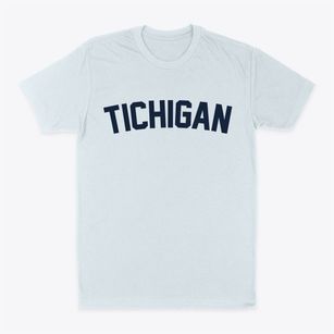 Tichigan Wisconsin Classic Curve Classic Dad T-Shirt