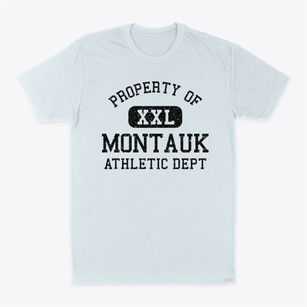 Montauk New York Athletic Dept Classic Dad T-Shirt