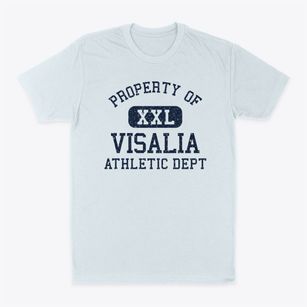 Visalia California Athletic Dept Classic Dad T-Shirt